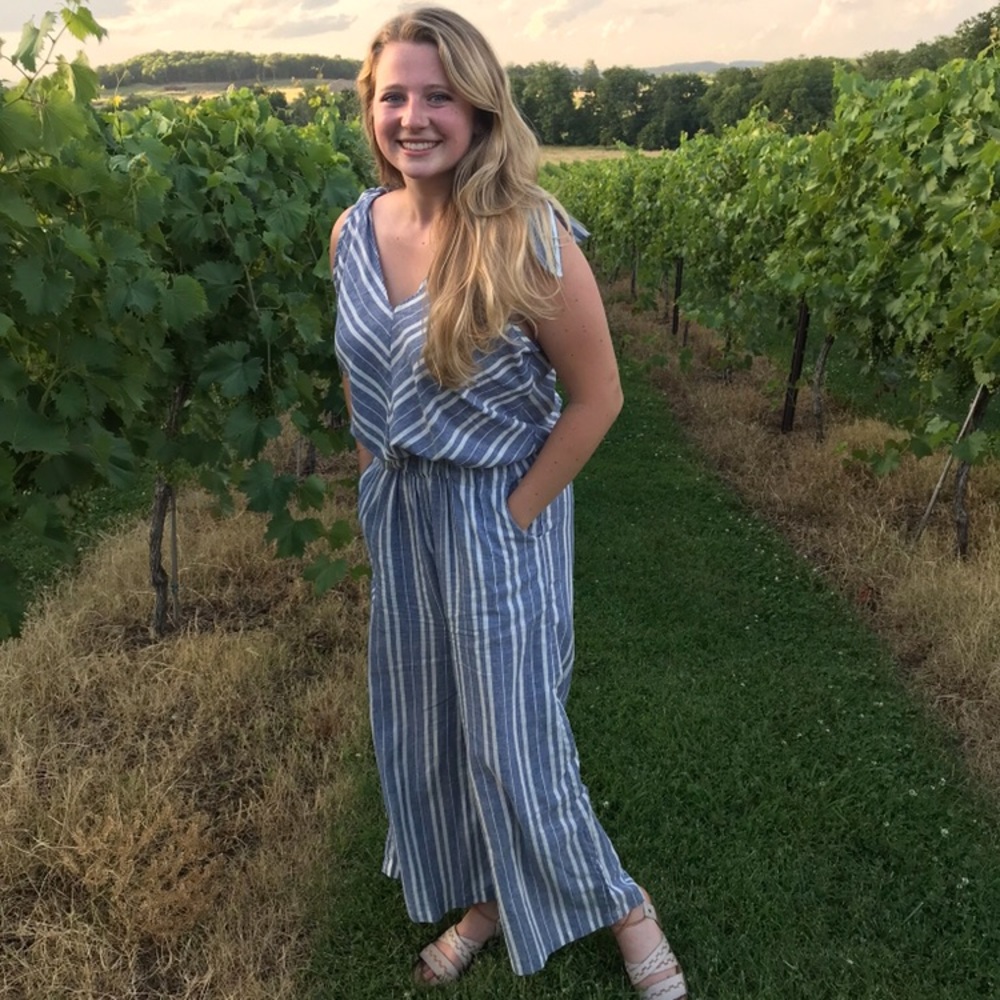 Striped Jumpsuit